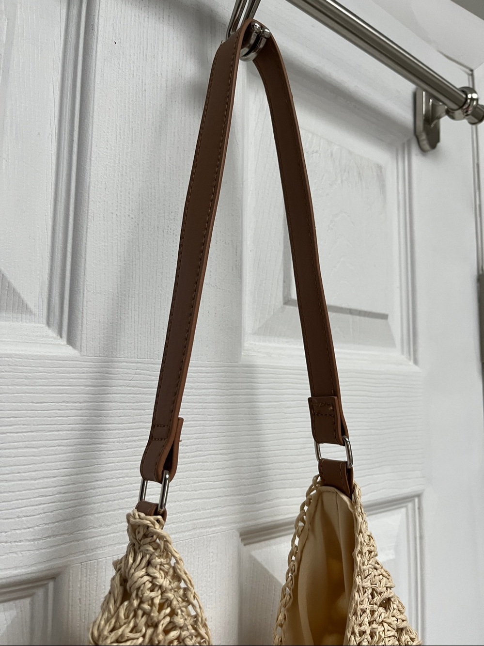 Woven Crocheted Shoulder Bag - Picture 2 of 10